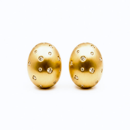 dome stud earrings for women