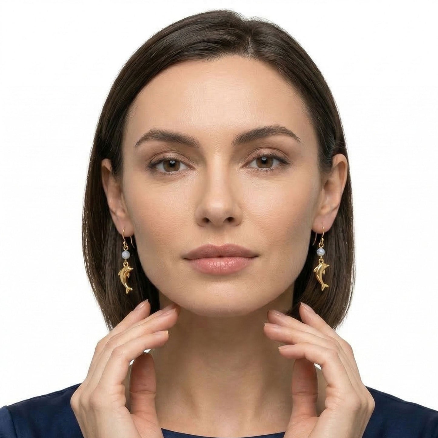 dolphin earrings for women