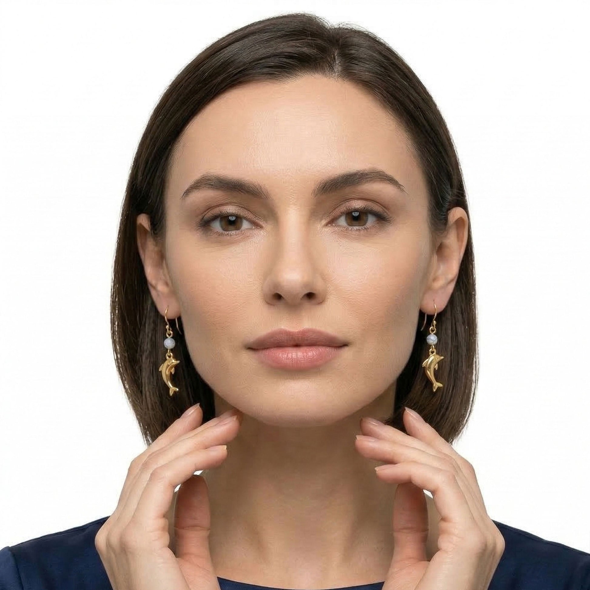 dolphin earrings for women