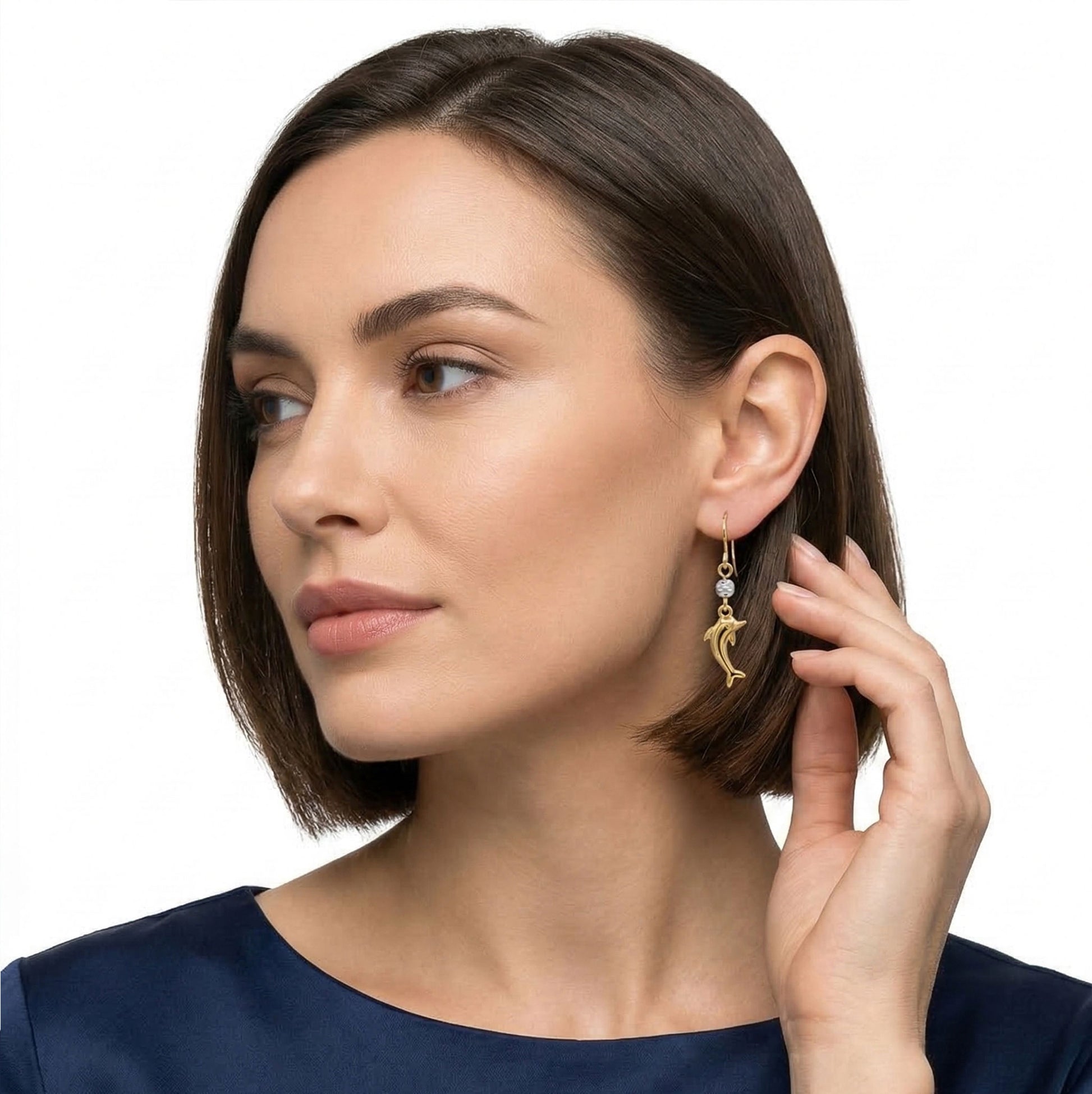 dolphin earrings for women