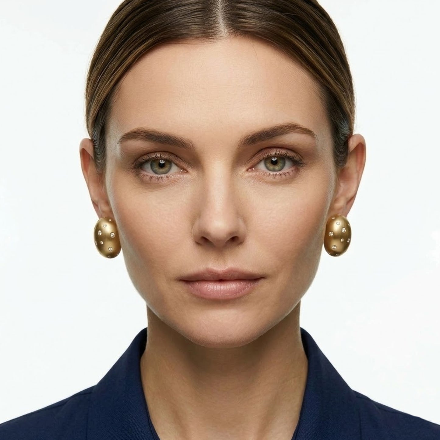 dome stud earrings for women